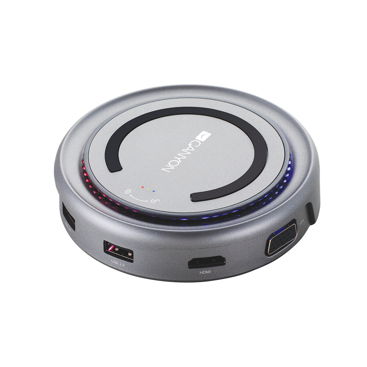 USB-разветвитель Canyon CNS-TDS07DG Серый Серебристый 100 W-2
