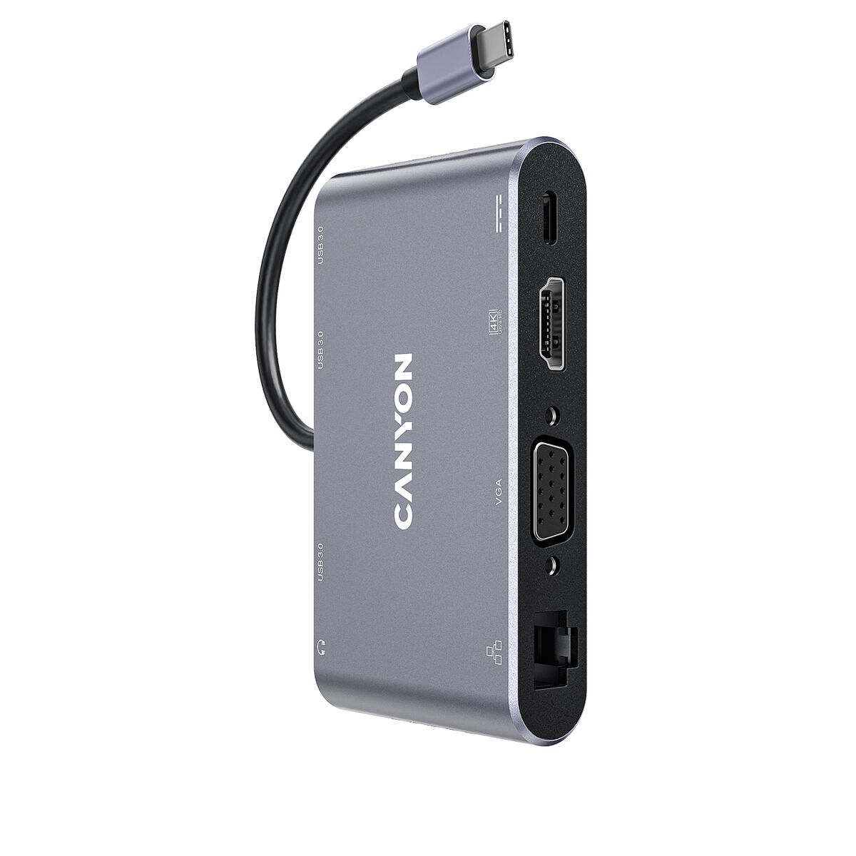 USB-разветвитель Canyon CNS-TDS14 Серый (1 штук)-2