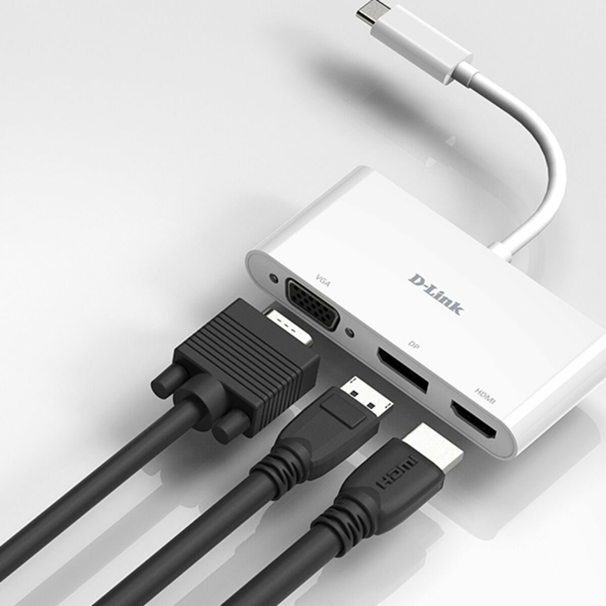 USB-разветвитель D-Link DUB-V310 Белый-3