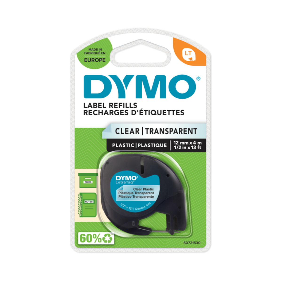 Ламинированная лента для фломастеров Dymo S0721530 Синий-2