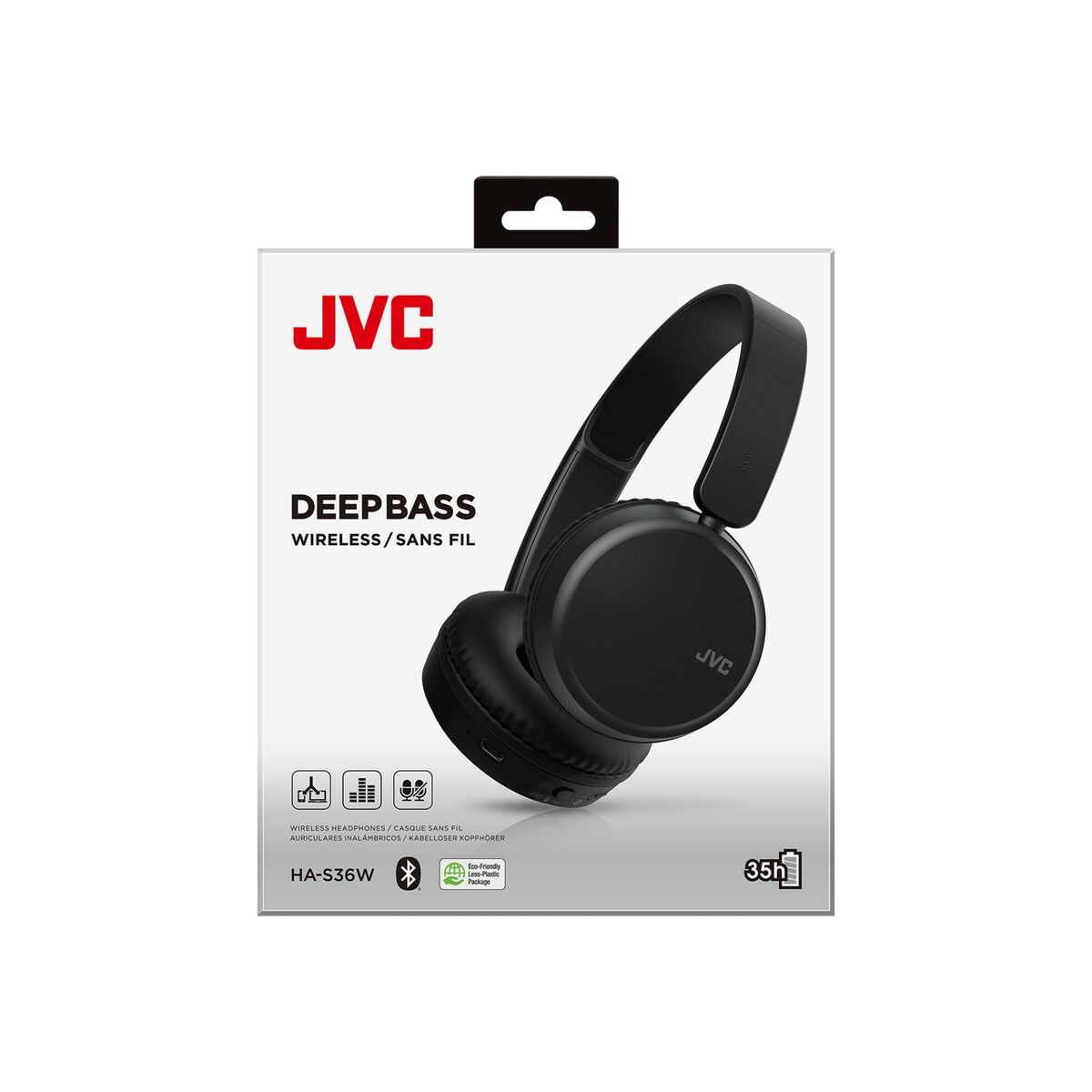 Bluetooth-наушники с микрофоном JVC HA-S36W-A-U Синий-3