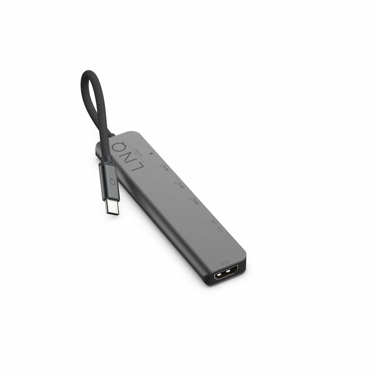 USB-разветвитель LQ48016 Чёрный Серый Черный/Серый-3