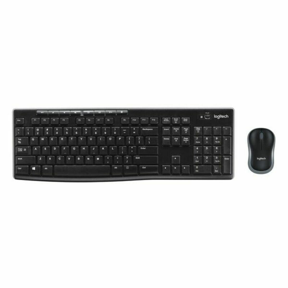 Клавиатура и беспроводная мышь Logitech 920-004513 Чёрный Испанская Qwerty QWERTY-2