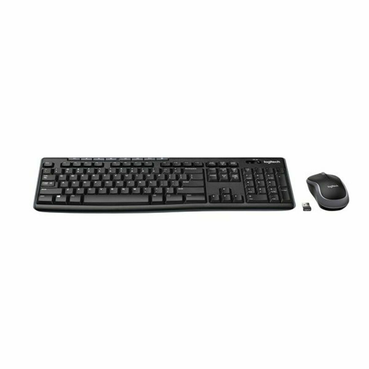 Клавиатура и беспроводная мышь Logitech 920-004513 Чёрный Испанская Qwerty QWERTY-4