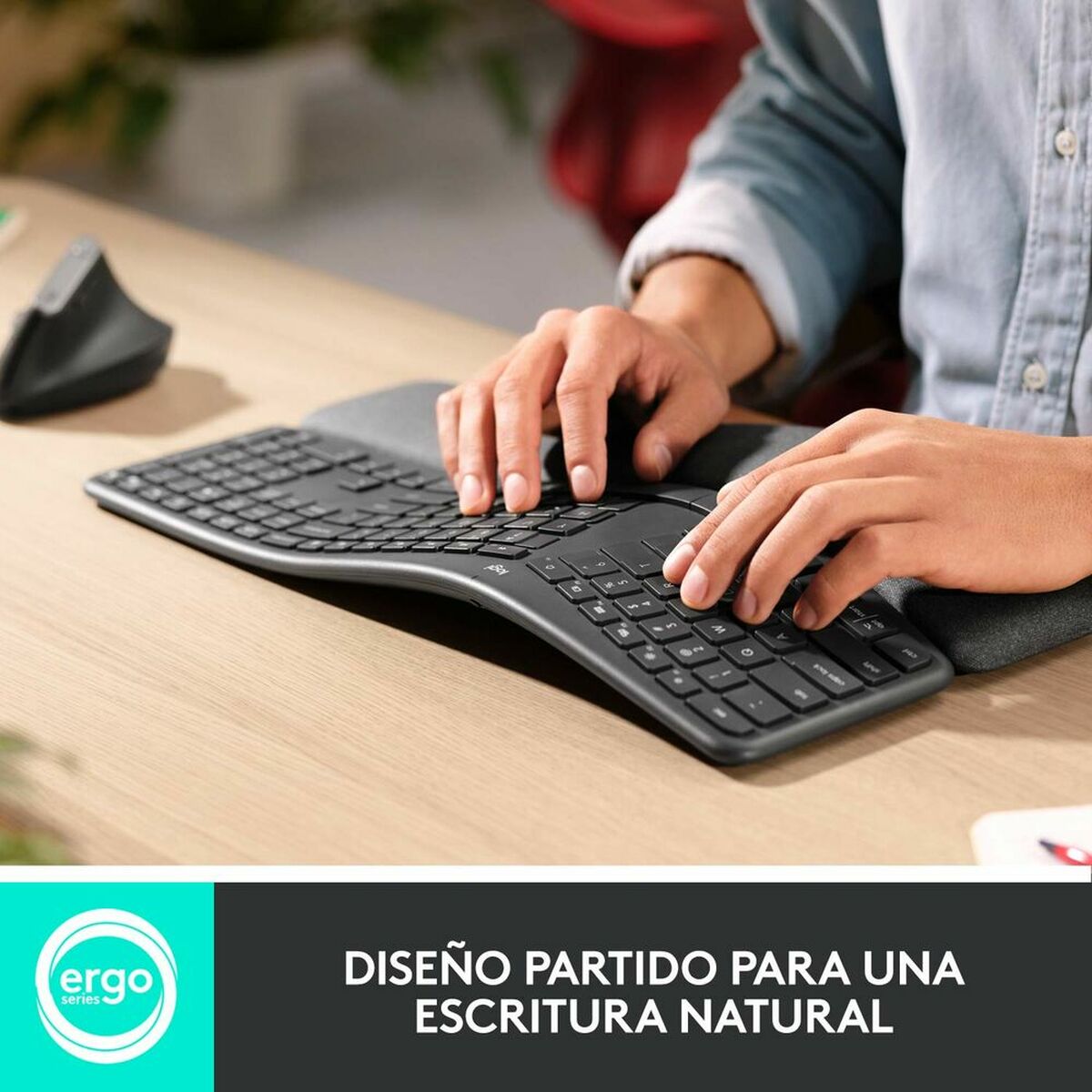 Клавиатура Logitech 920-010105 Чёрный Серый Графитовый Испанская Qwerty-8