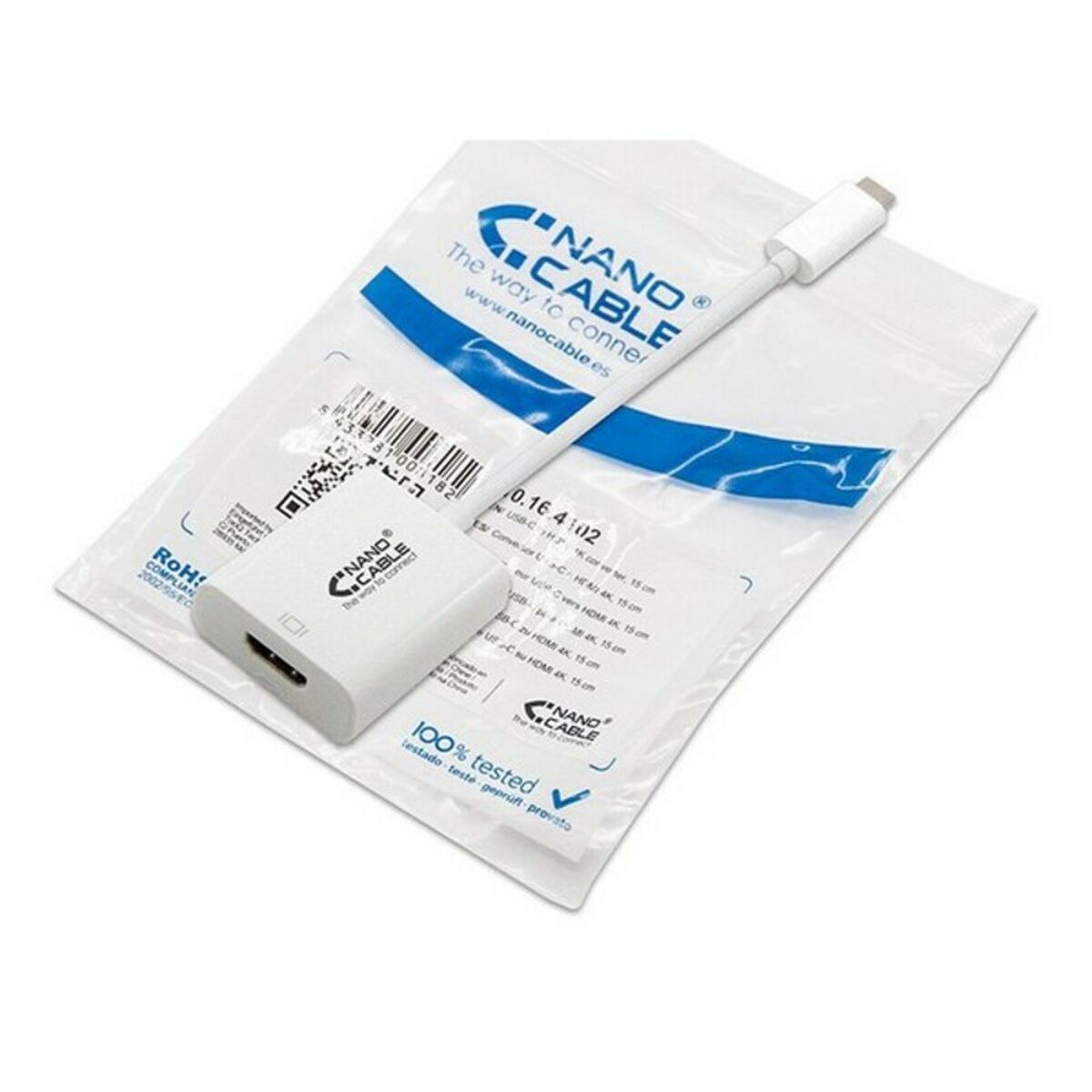 USB-C adapter - HDMI NANOCABLE 10. 16. 4102 15 cm White-2