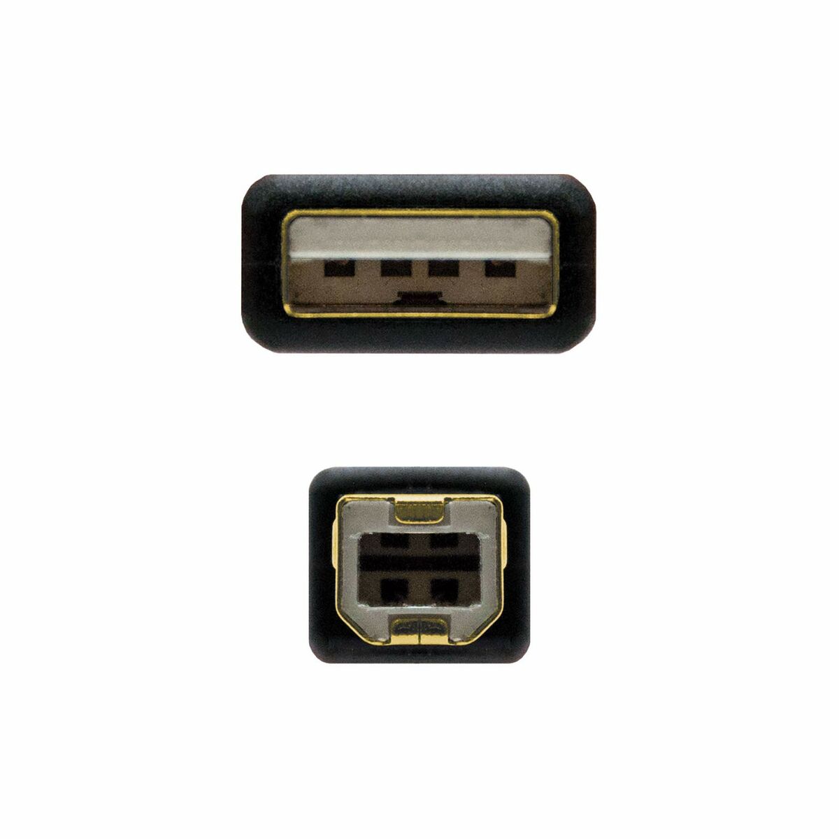 Кабель USB 2.0 A — USB B NANOCABLE 10.01.1205 Чёрный 5 m-7