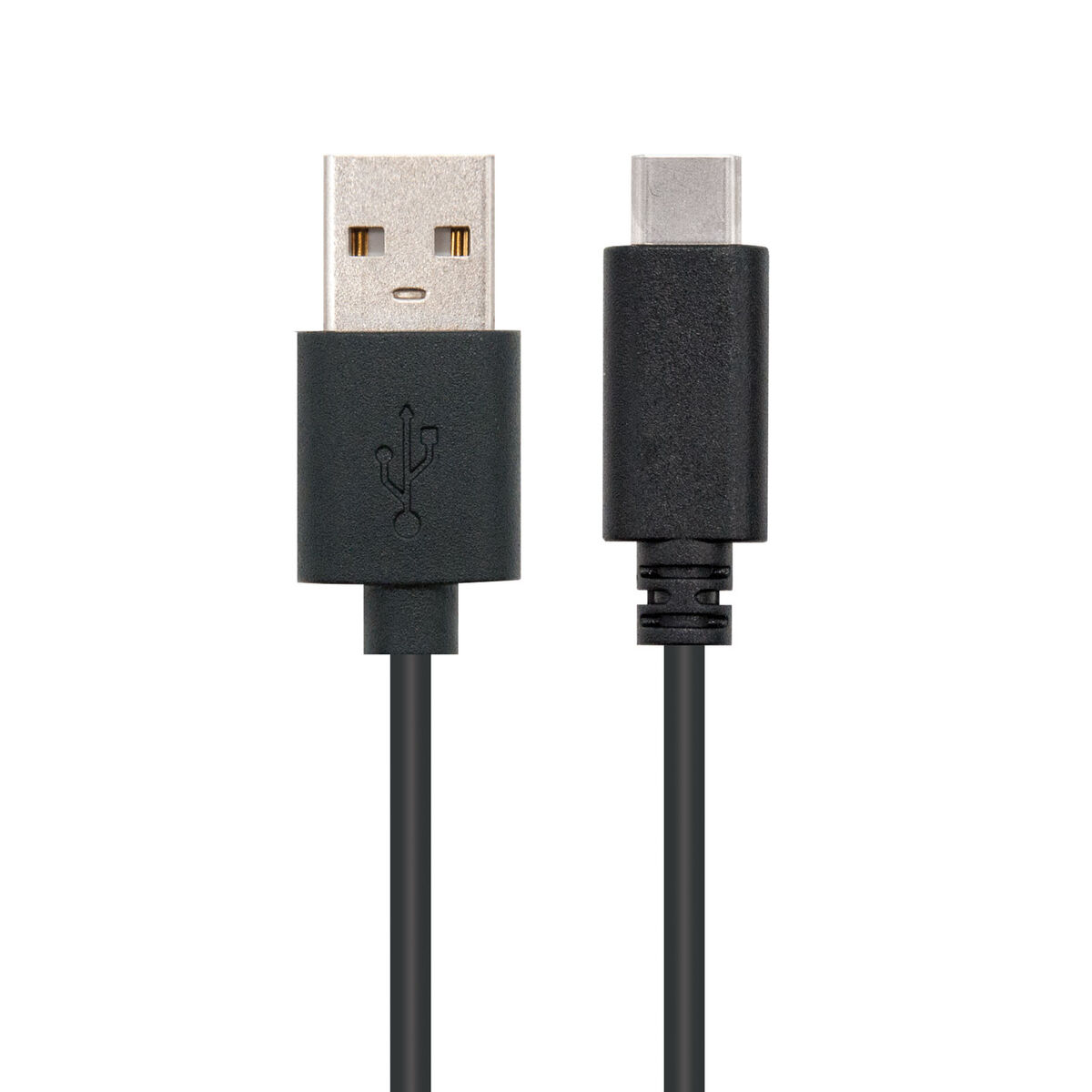 Кабель USB A — USB-C NANOCABLE USB 2.0, 1m Чёрный 1 m-2