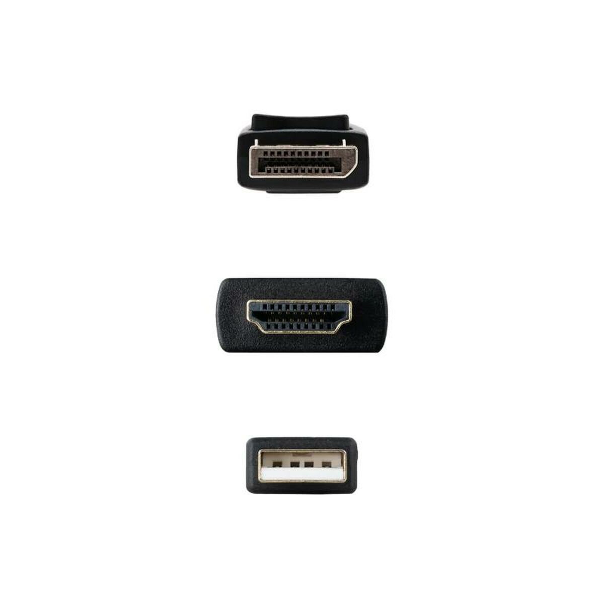Кабель DisplayPort на HDMI NANOCABLE 10.15.4352 Чёрный 1,8 m 4K Ultra HD-2