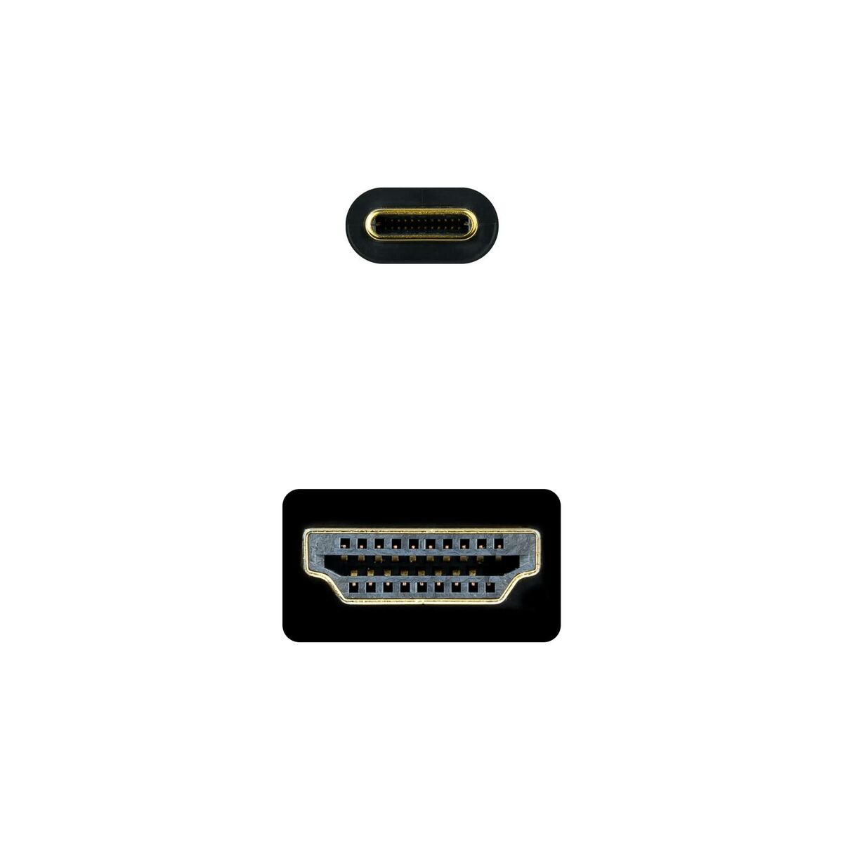Кабель USB-C — HDMI NANOCABLE 10.15.5132 Чёрный 1,8 m 4K Ultra HD-2
