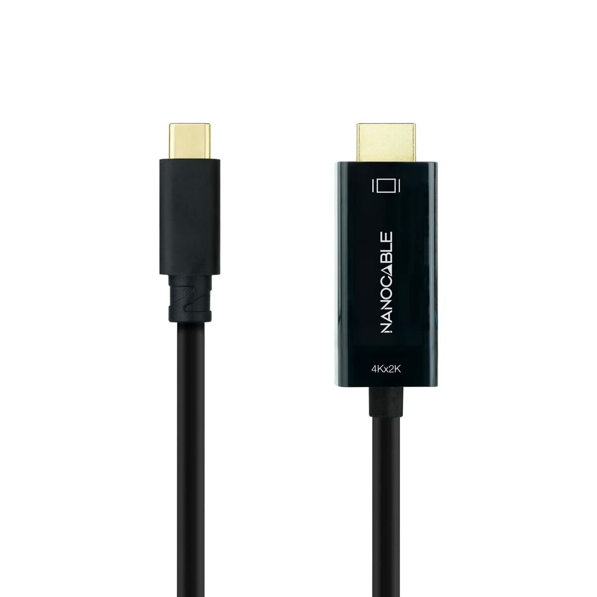 Кабель USB-C — HDMI NANOCABLE 10.15.5132 Чёрный 1,8 m 4K Ultra HD-3