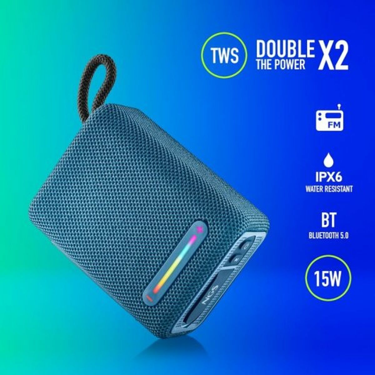 Портативный Bluetooth-динамик NGS ROLLERFURIA1BLUE-4