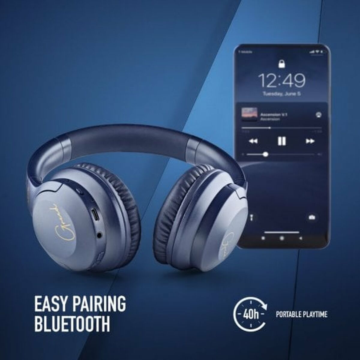 Наушники с микрофоном NGS ARTICAGREEDBLUE Синий-2