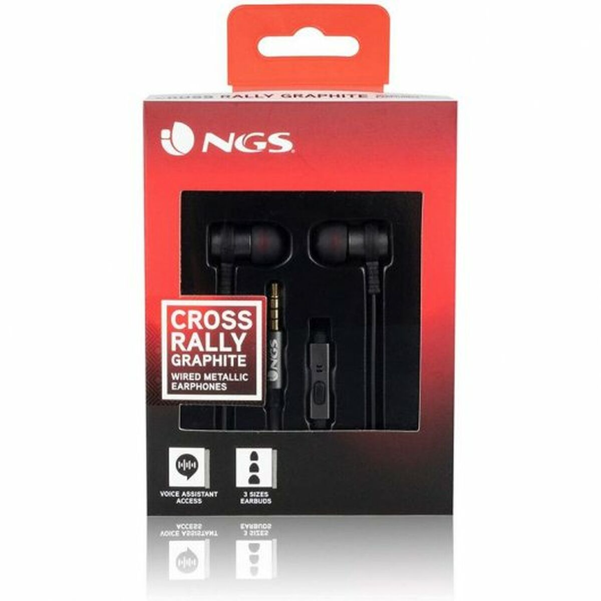 Наушники с микрофоном NGS ELEC-HEADP-0293 Чёрный Графитовый-3