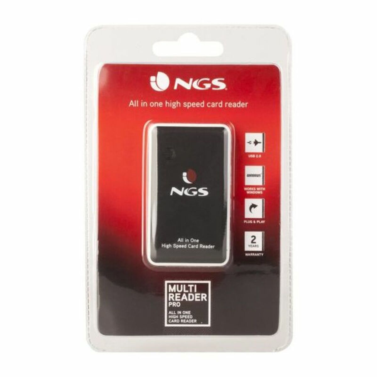 Внешний кардридер NGS 4299976 USB 2.0 Чёрный-4