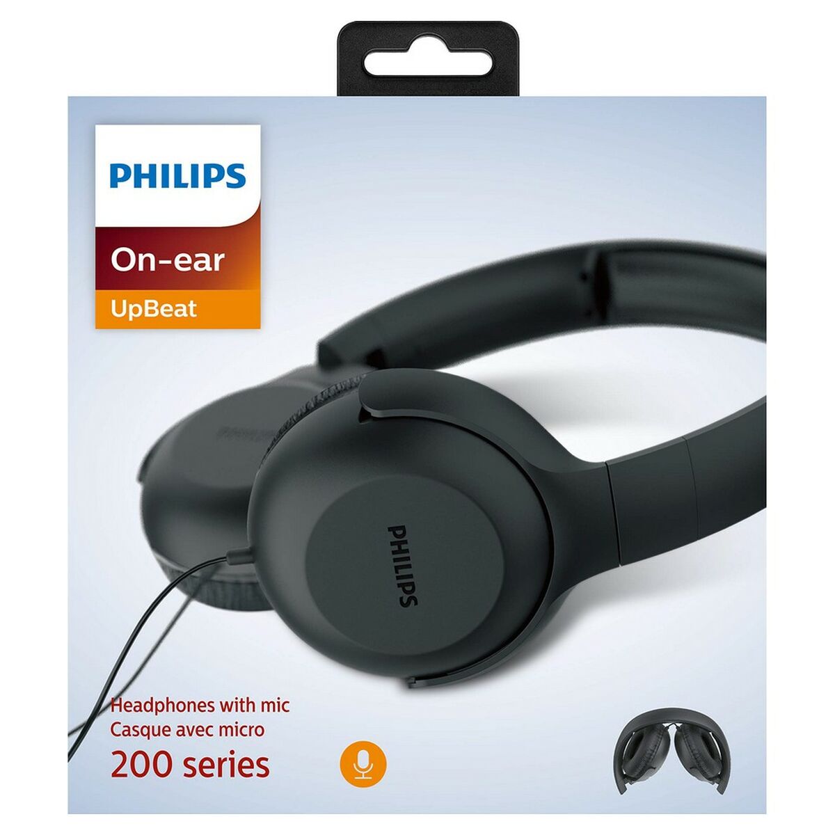 Головные наушники Philips TPV UH 201 BK Чёрный-3