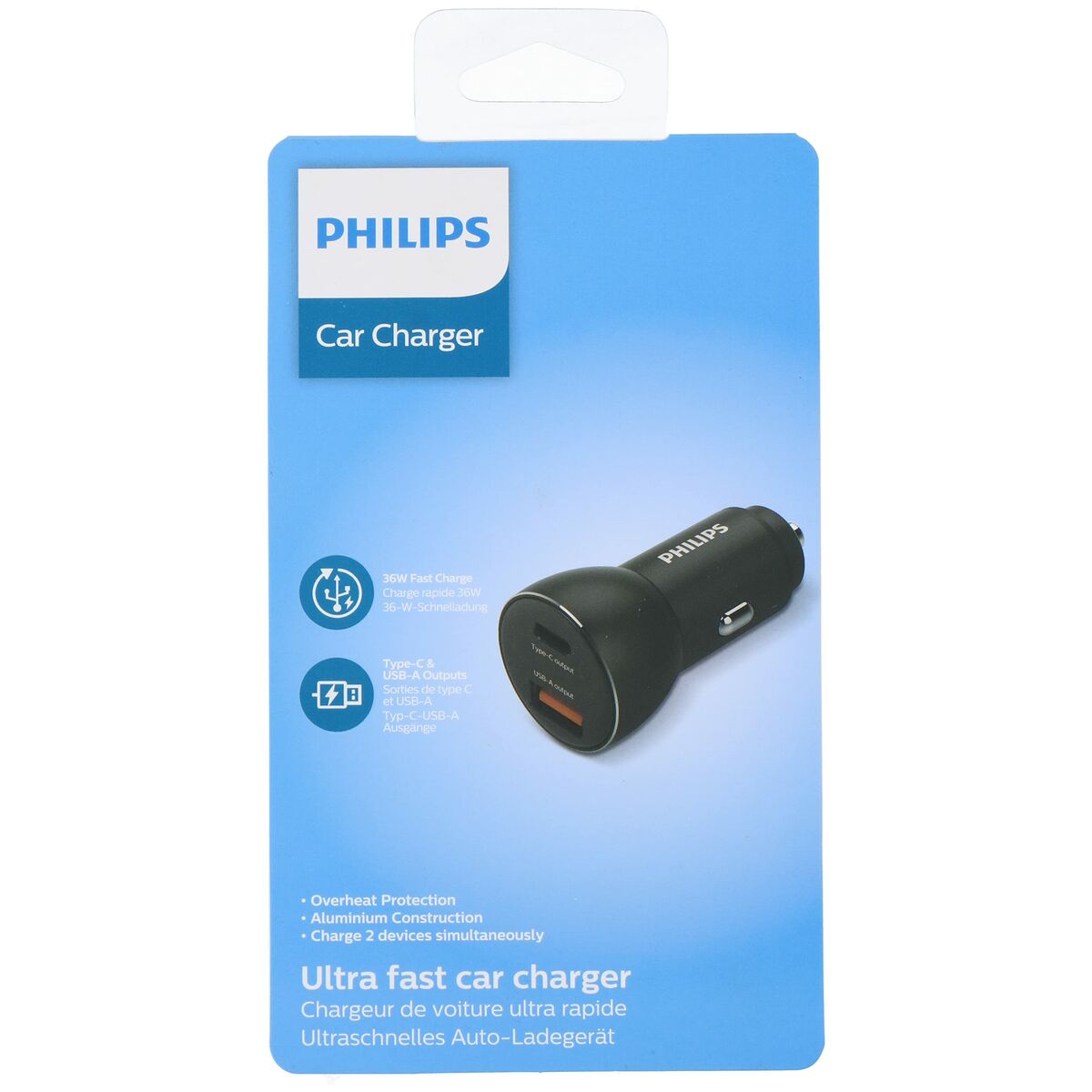 Автомобильное зарядное устройство Philips DLP2521/00-2