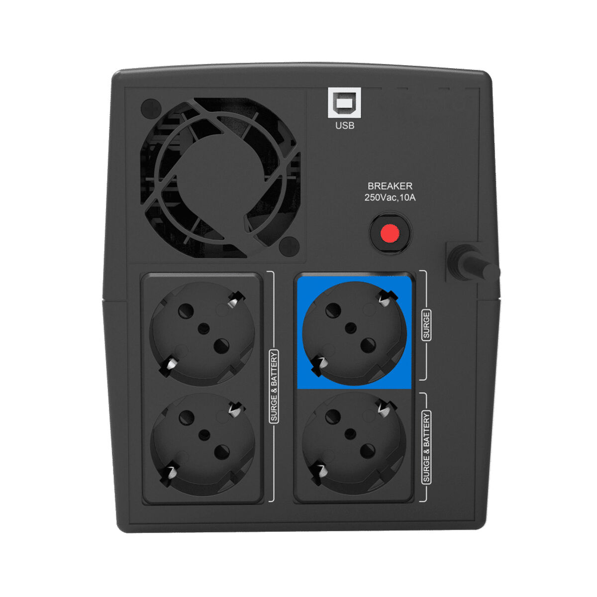 Система бесперебойного питания Интерактивная SAI Phasak PH 7312 1260 VA-3