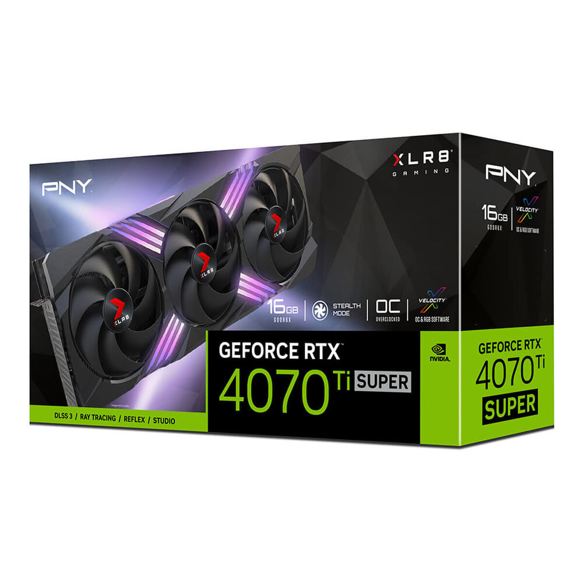Графическая карта PNY VCG4070TS16TFXXPB1-O 16 GB GDDR6X-2