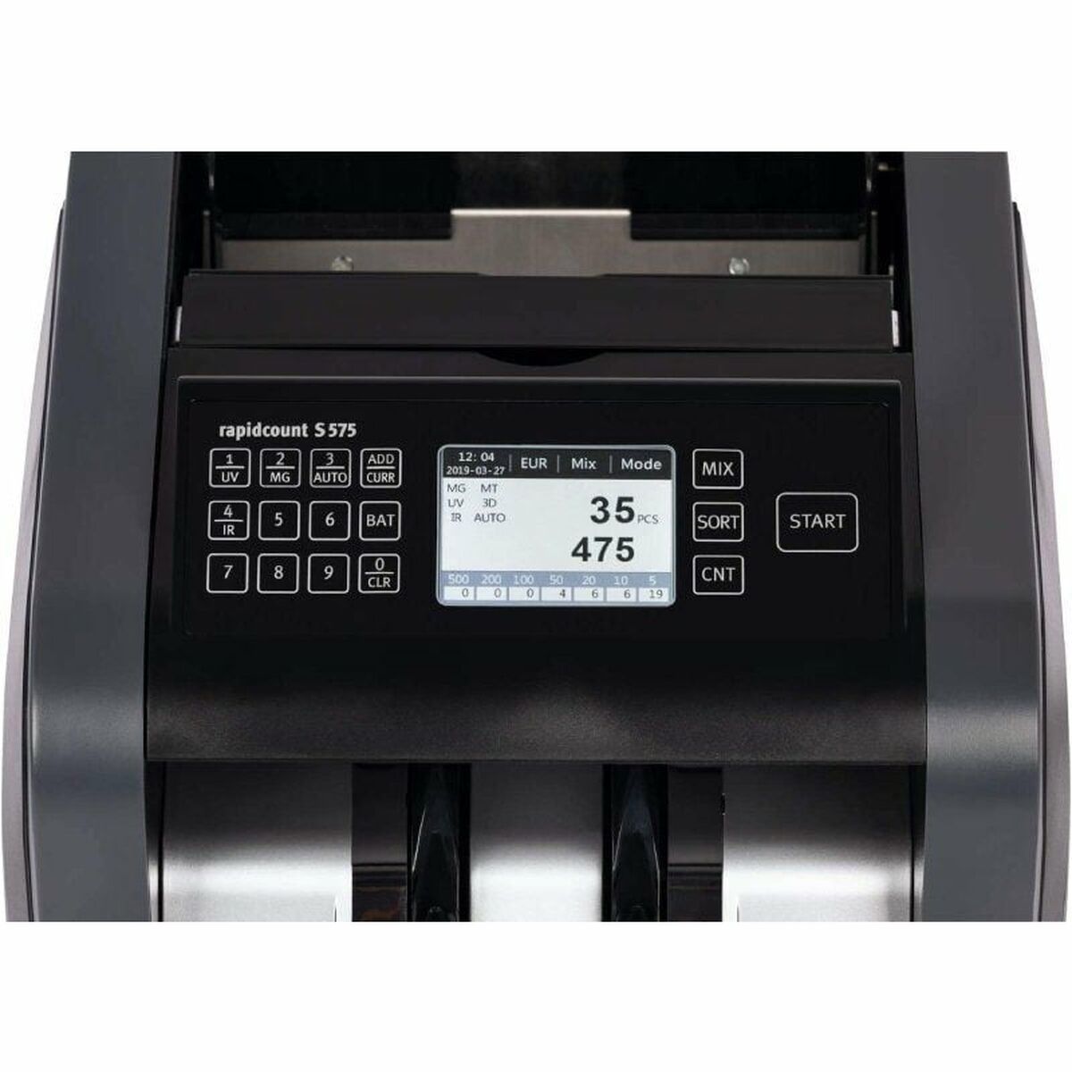 Счетчик банкнот Ratiotec S 575 Чёрный-3