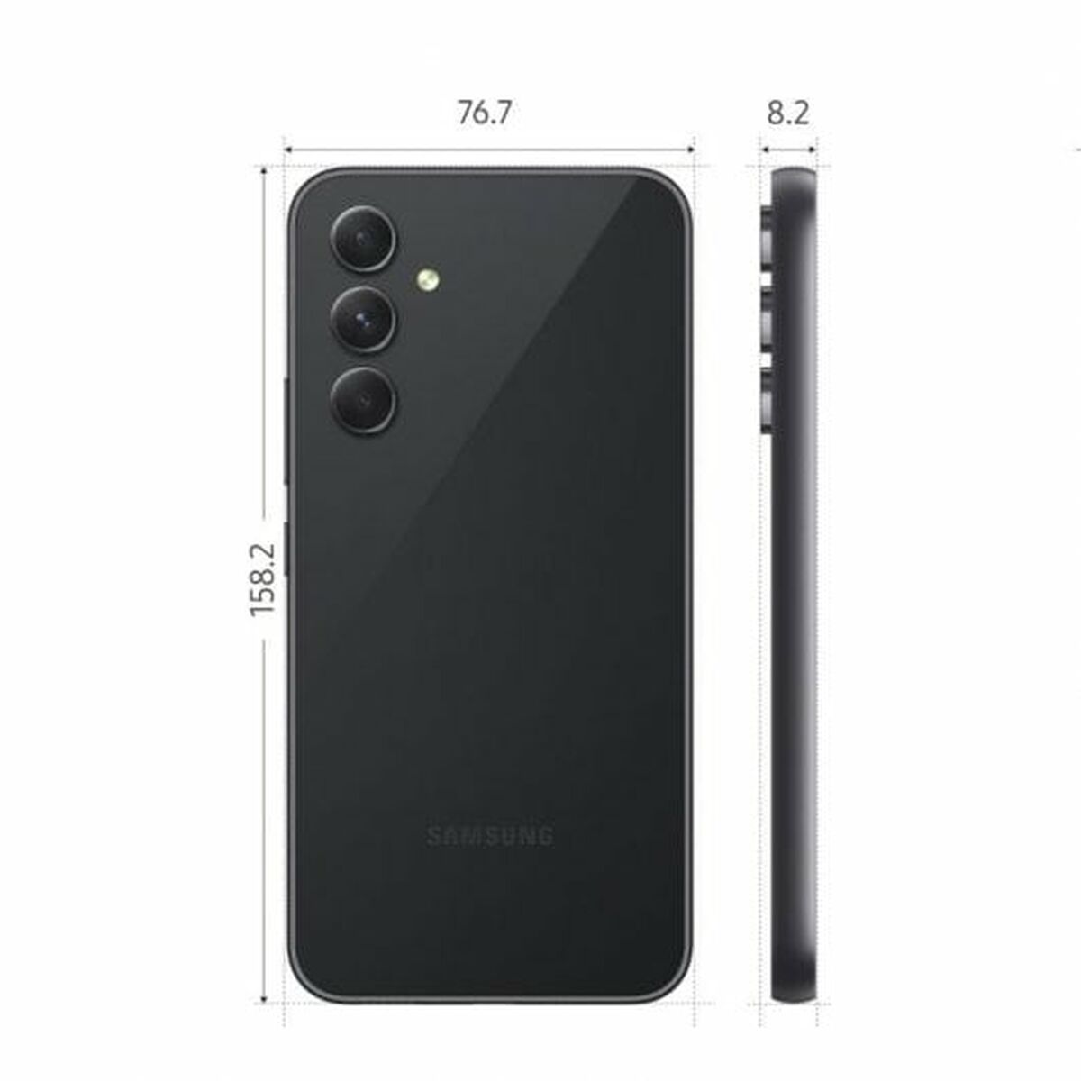 Смартфоны Samsung A54 5G 8 GB RAM 128 Гб Зеленый лимонный-2