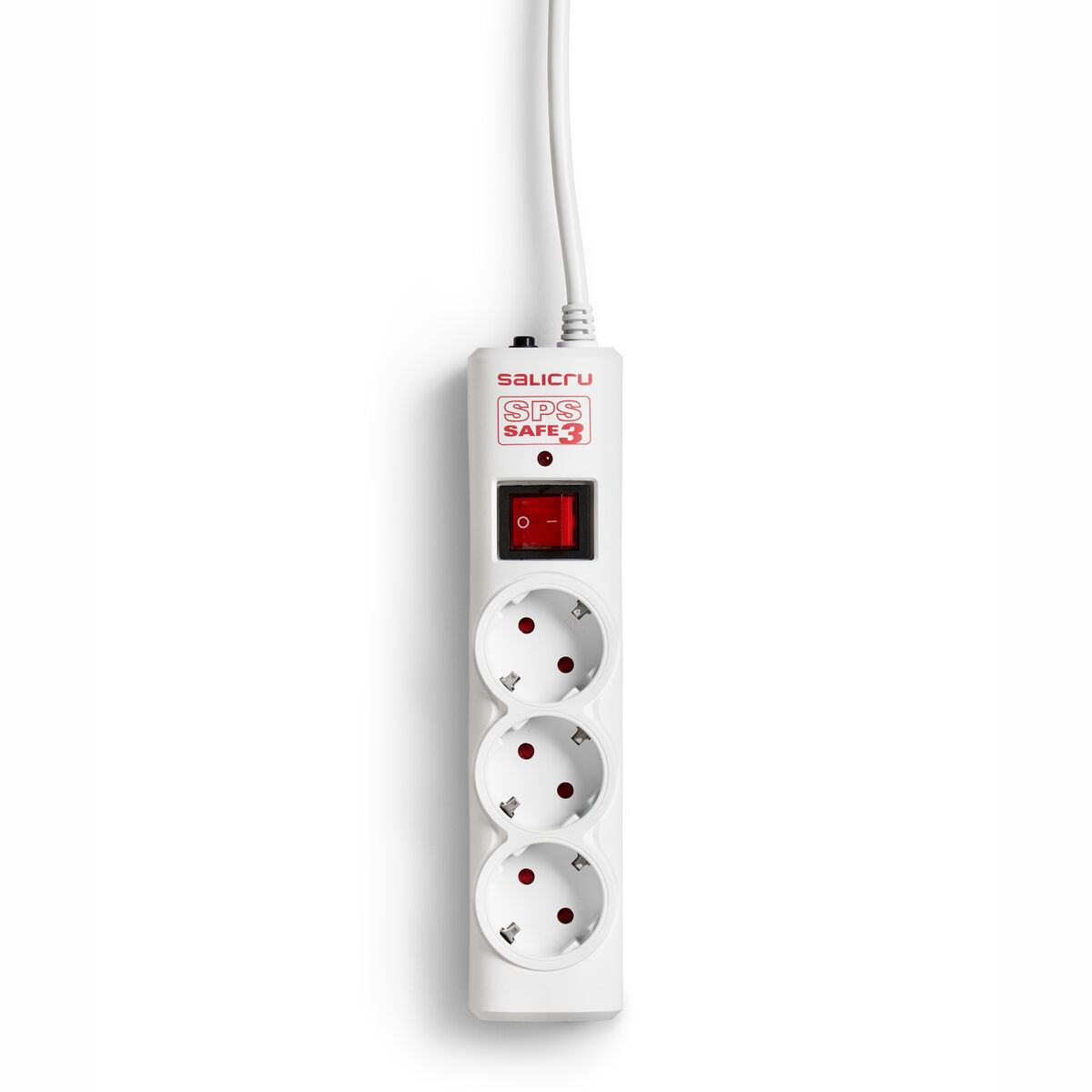 Блок электрических розеток, 3 позиций, Schuko, с выключателем Salicru SPS SAFE 3 (1,5 m)-2