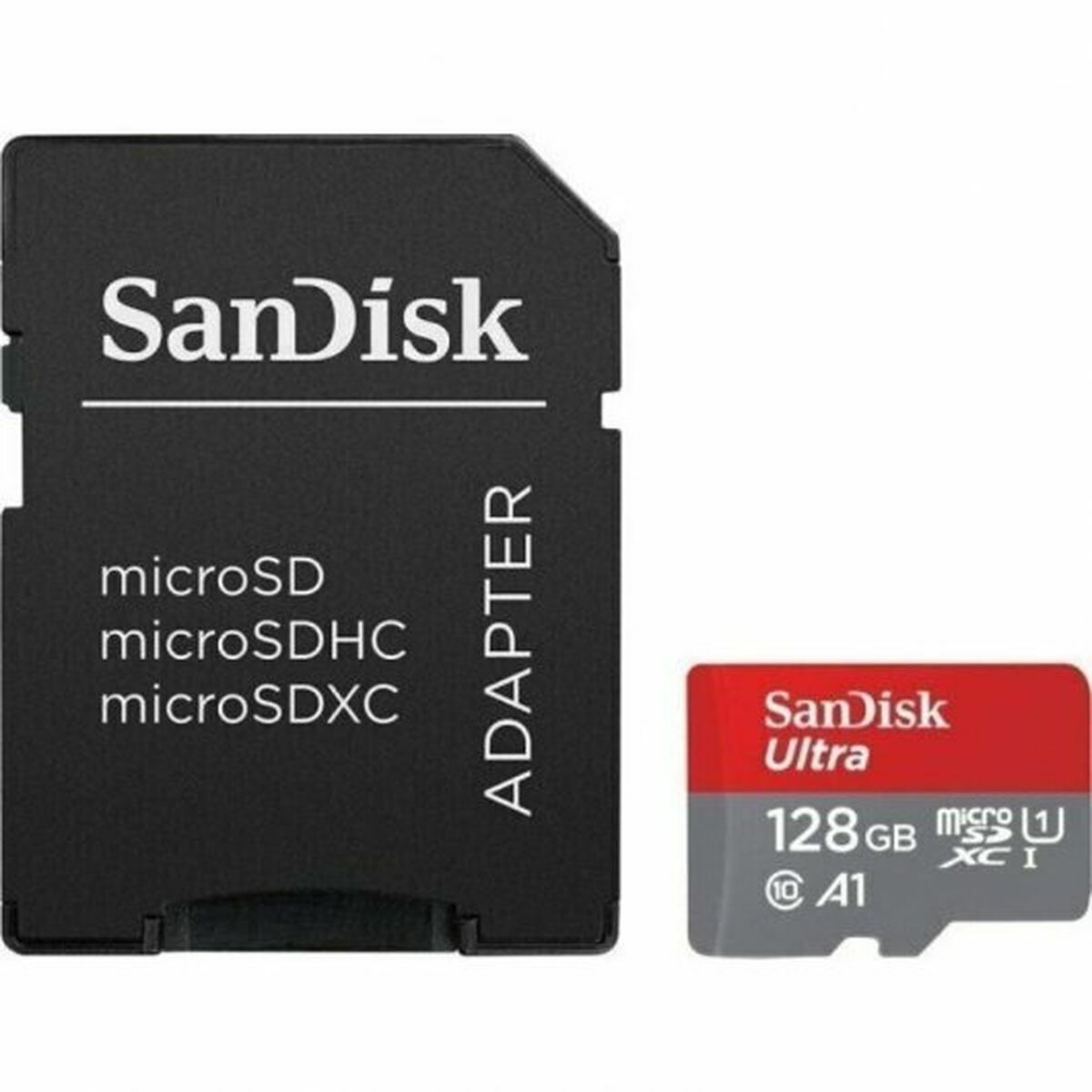 Карта памяти микро-SD с адаптером SanDisk Ultra 128 Гб-2
