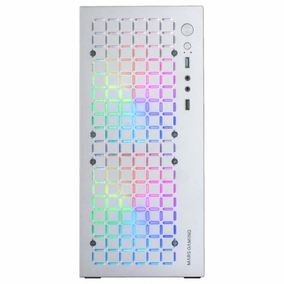 Блок полубашня ATX Galileo Mars Gaming MCCOREW Белый Чёрный-3