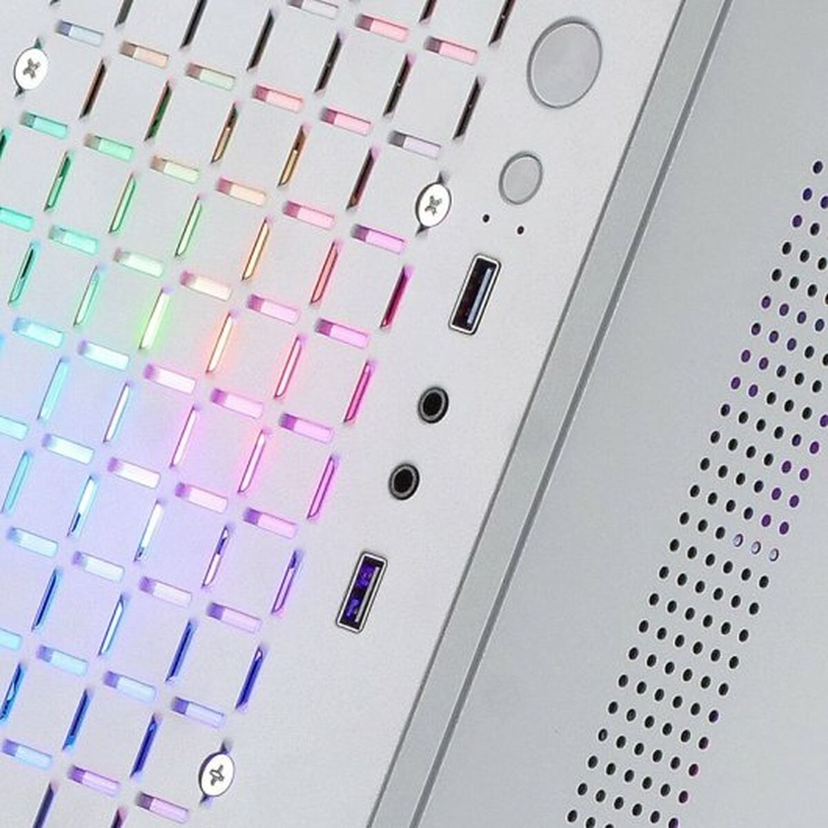 Блок полубашня ATX Galileo Mars Gaming MCCOREW Белый Чёрный-4
