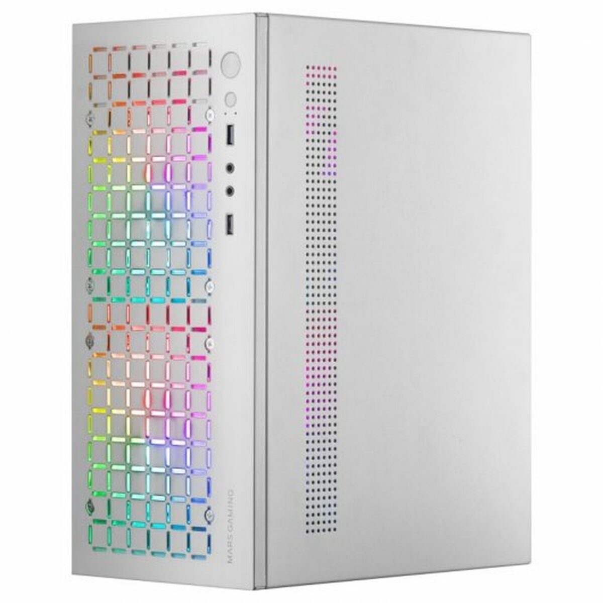 Блок полубашня ATX Galileo Mars Gaming MCCOREW Белый Чёрный-5