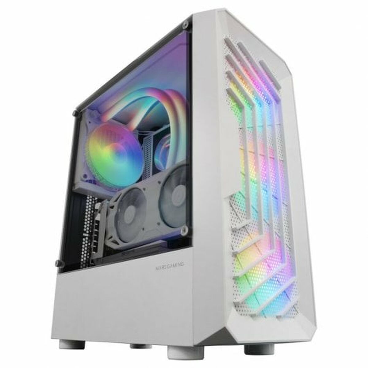 Блок полубашня ATX Galileo Mars Gaming MCTORW Белый-2