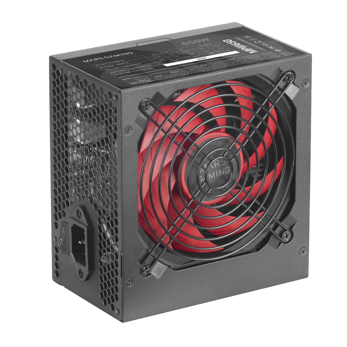 Источник питания Mars Gaming MPIII650 ATX 650 W CE - RoHS-4