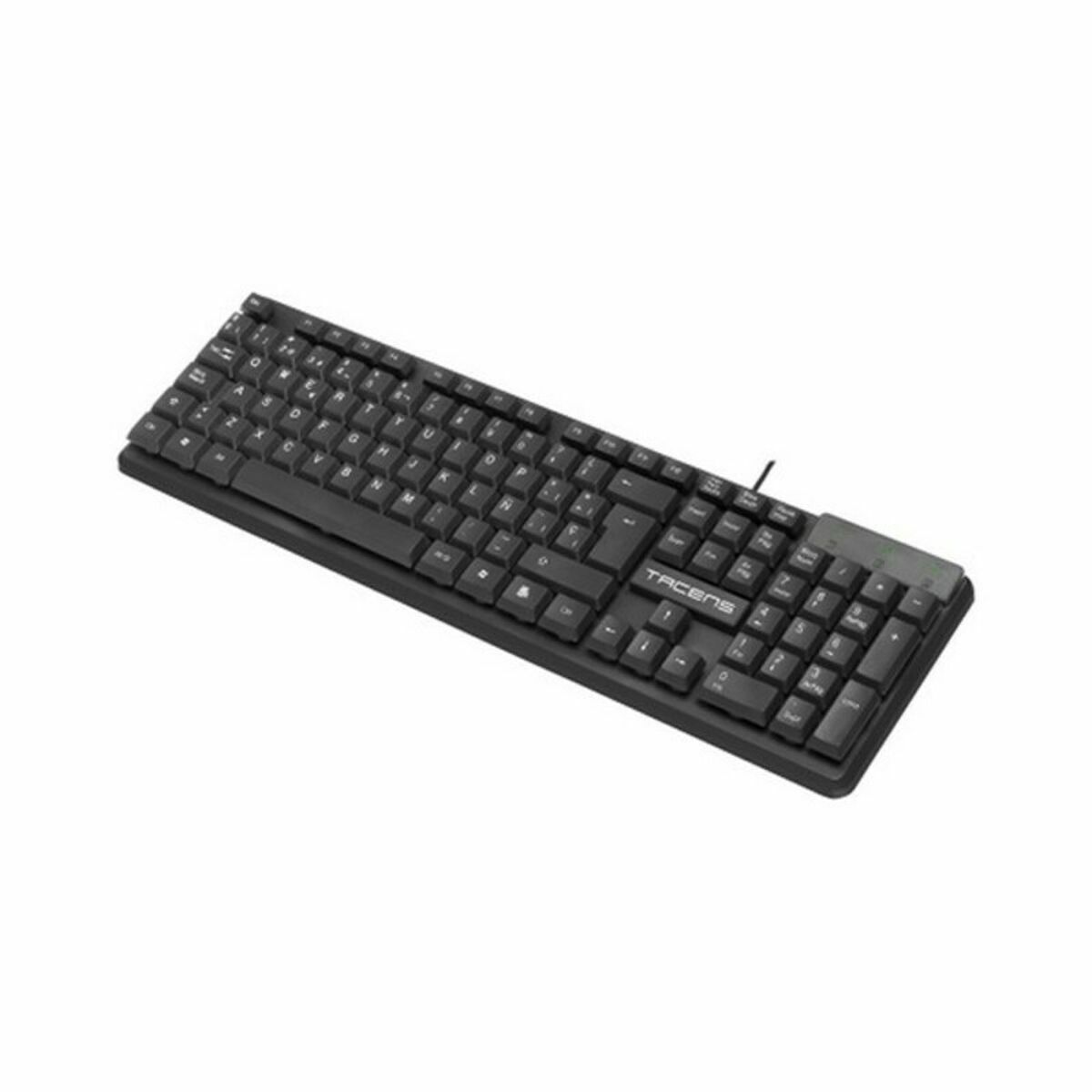 Клавиатура Tacens AK0ES Чёрный Испанская Qwerty QWERTY-2