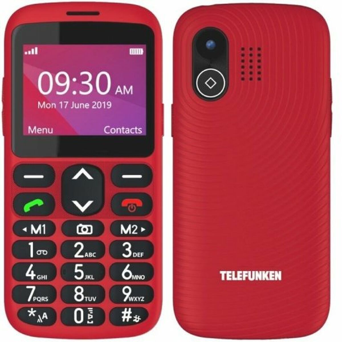 Мобильный телефон Telefunken TF-GSM-520-CAR-RD Красный 64 GB RAM-3