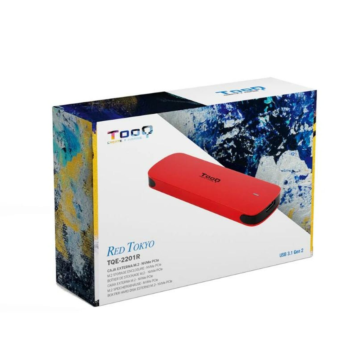 Внешний блок TooQ TQE-2201R Красный-4