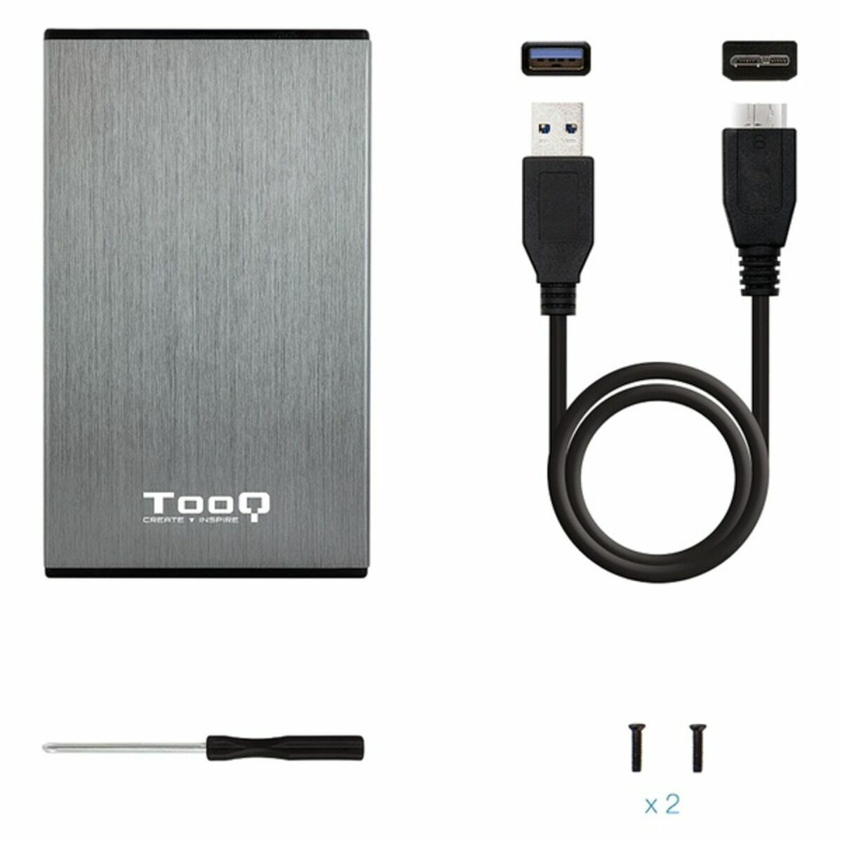 Чехол для жесткого диска TooQ TQE-2527G 2,5 SATA USB 3.0-2