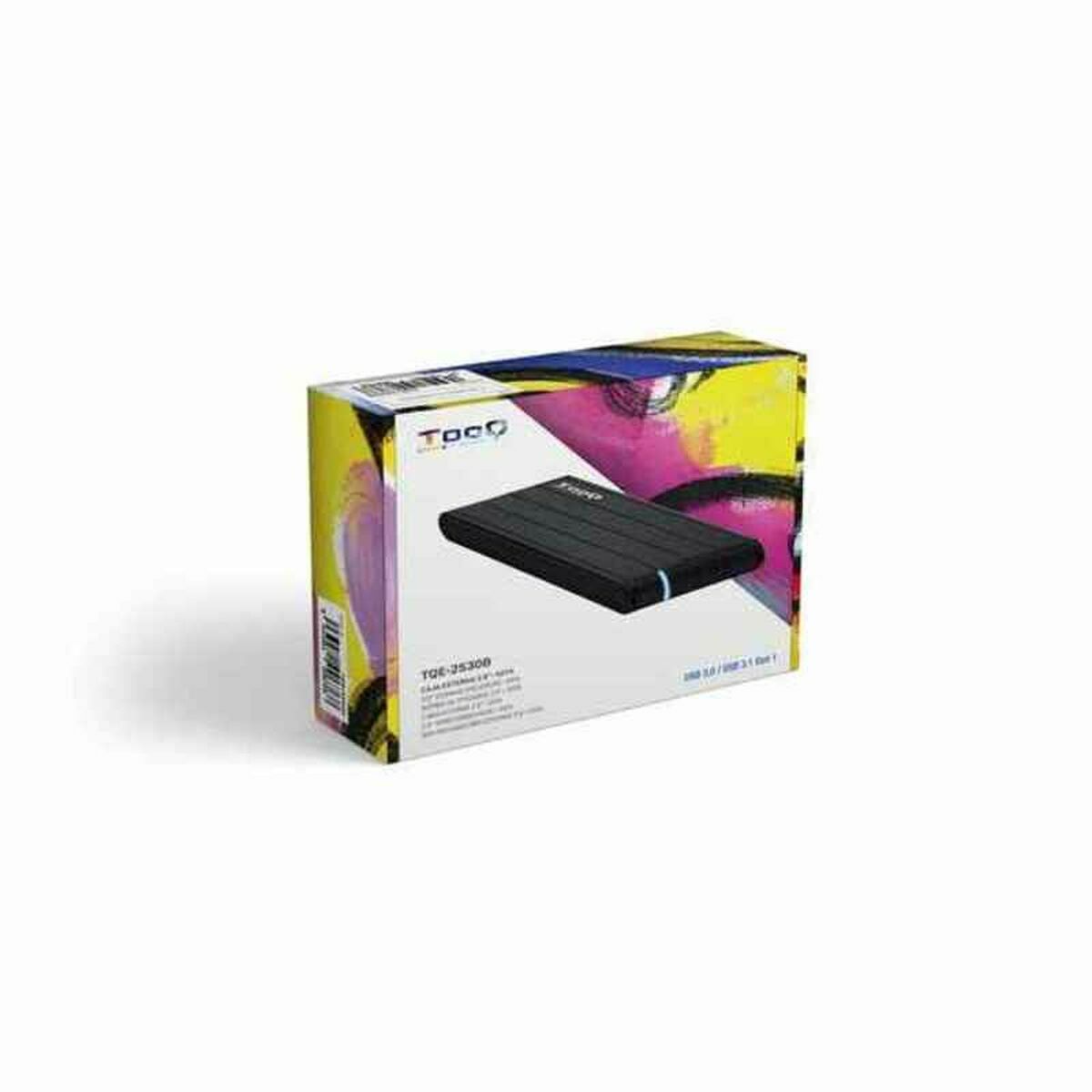 Чехол для жесткого диска TooQ TQE-2530B 2.5 SATA USB 3.0 Чёрный 2,5-2
