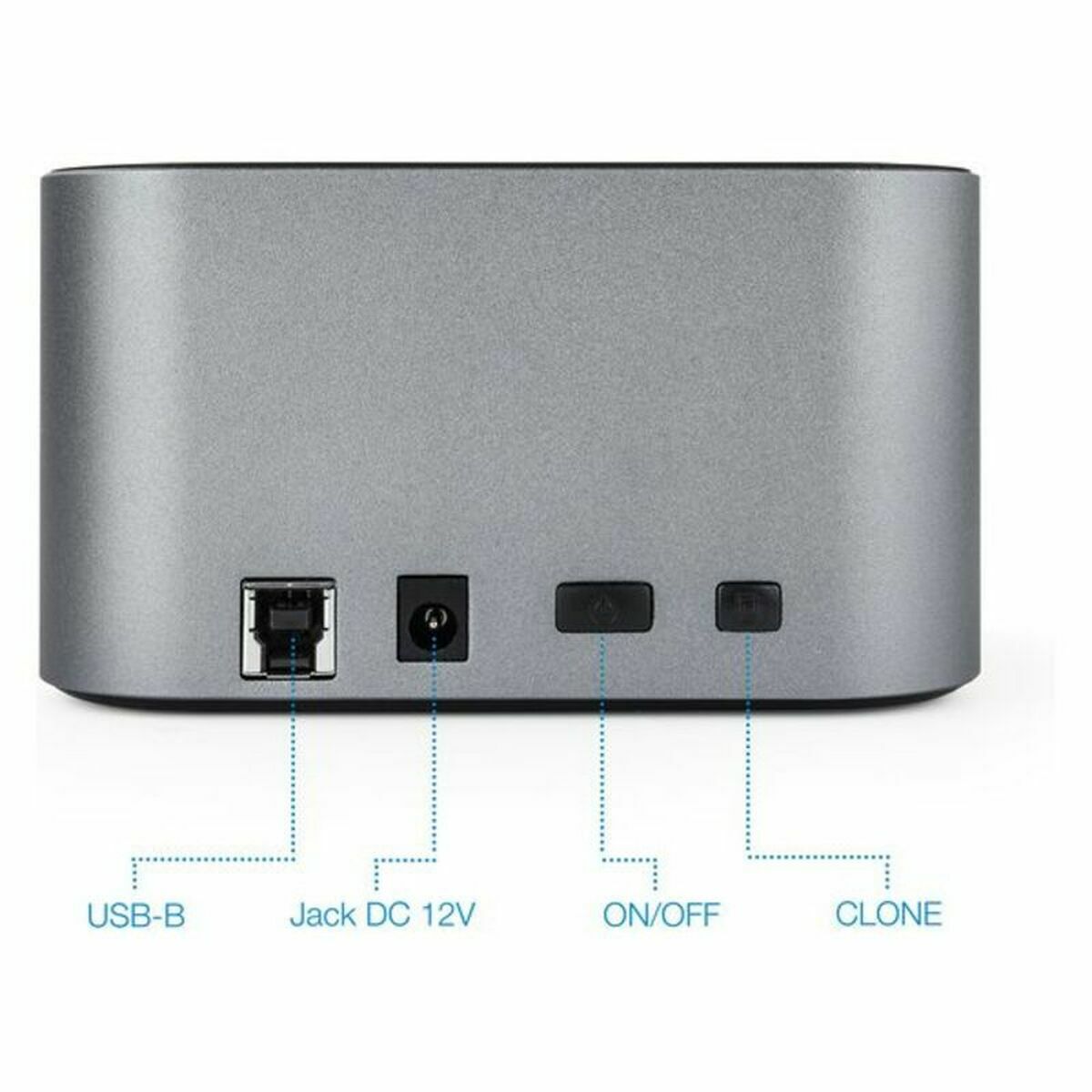 Dock Station Dual TooQ TQDS-805G 2.5-3.5 HDD/SSD SATA USB 3.0-5