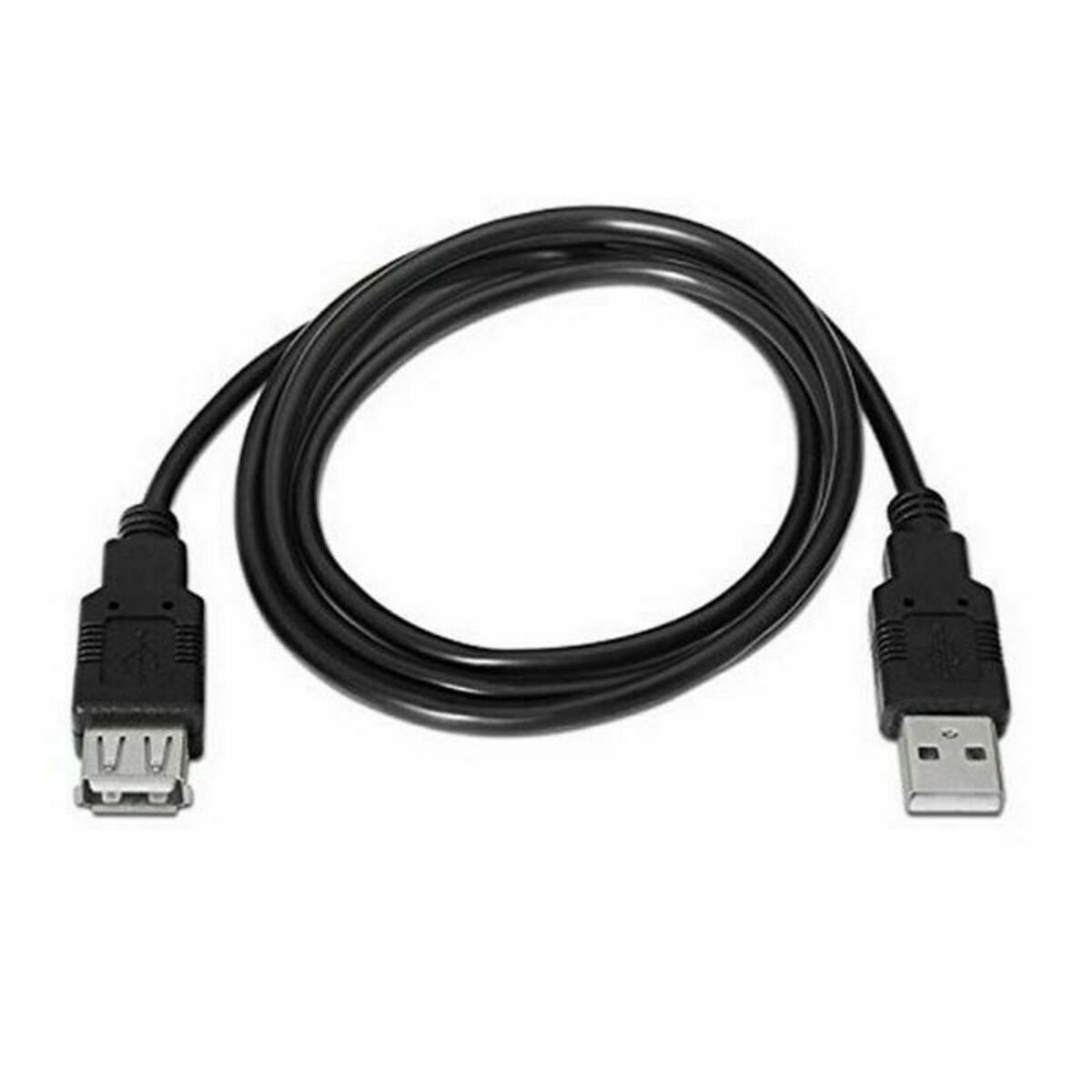 Удлинительный кабель TooQ FS20200M-B 1,8 m USB-2