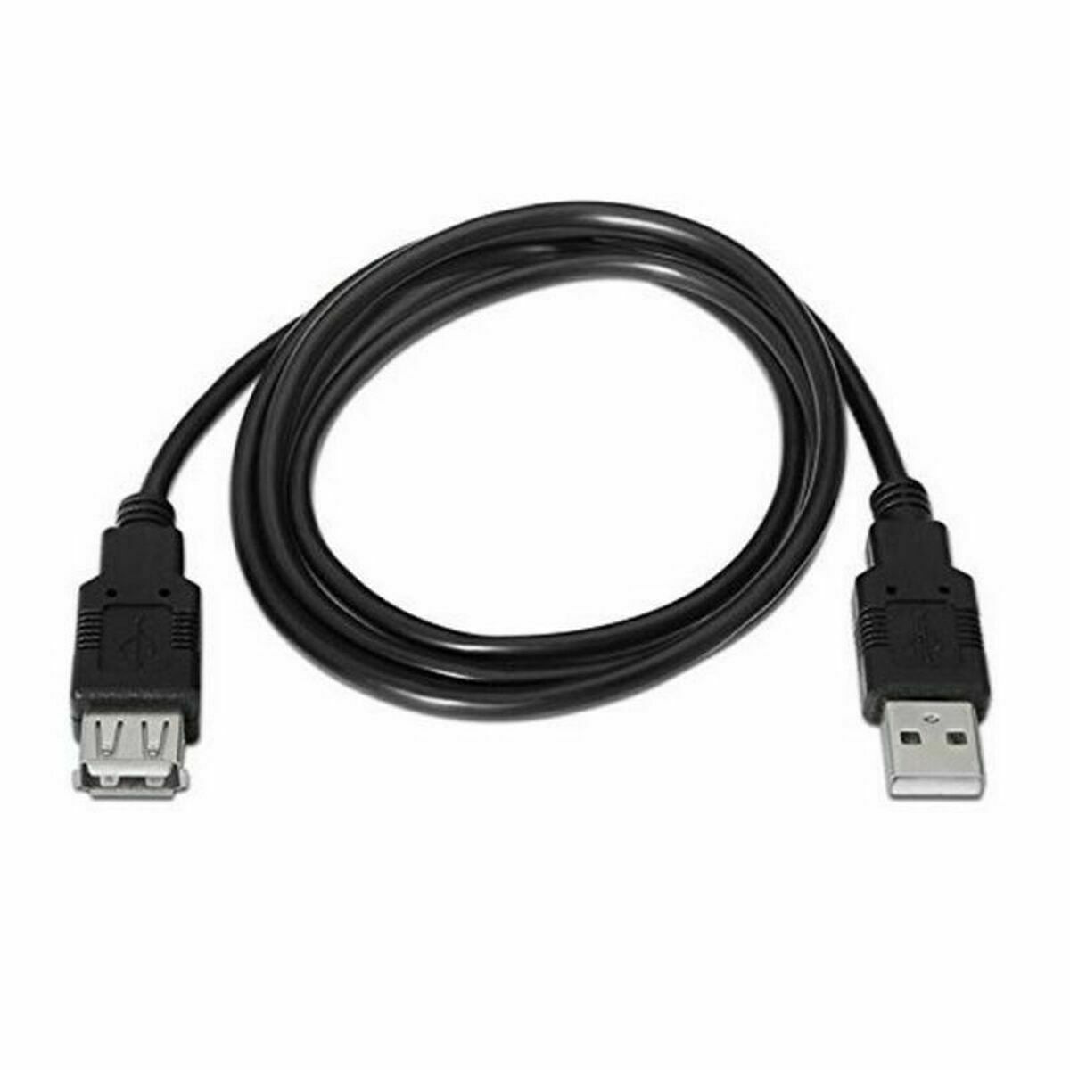 Удлинительный кабель TooQ FS20200M-B 1,8 m USB-3