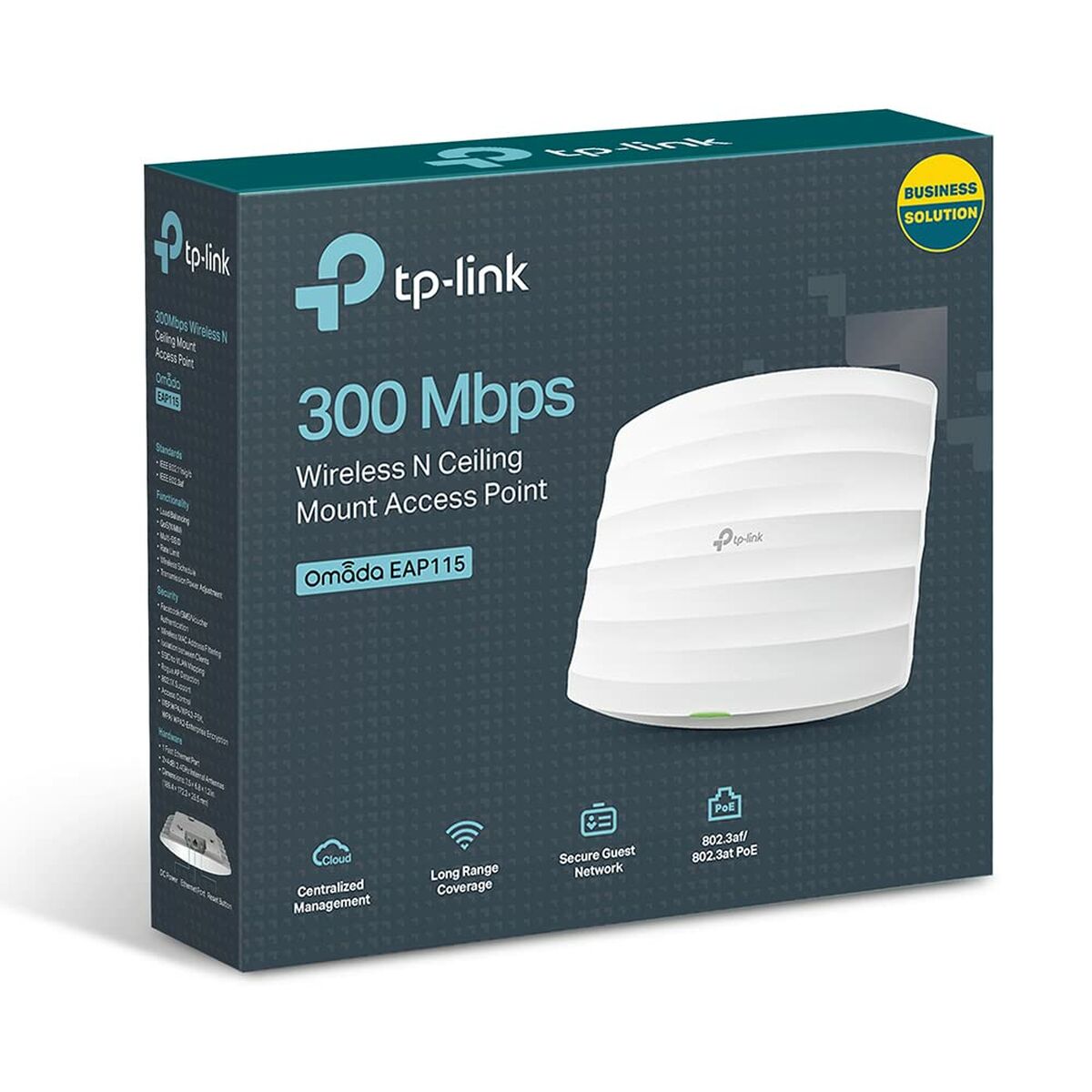 Точка доступа TP-Link EAP115 Белый Чёрный 300 Mbit/s-3