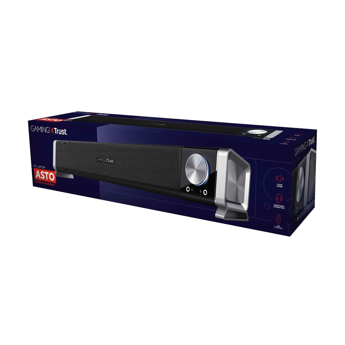 Саундбар Trust GXT 618 Синий Чёрный Серый 6 W 12 W 4 W-4