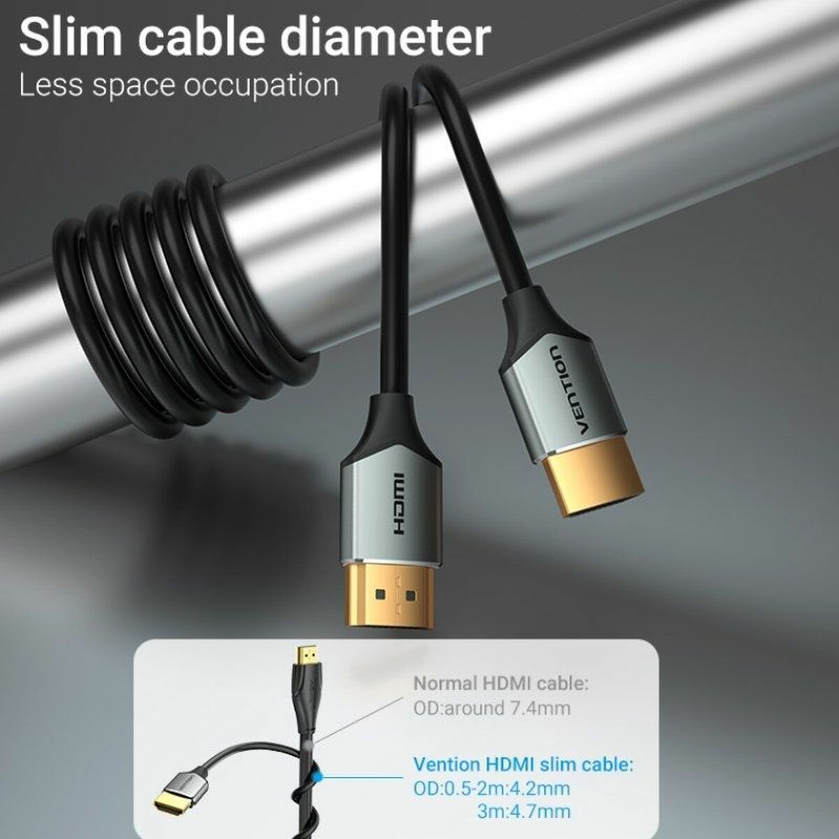Кабель HDMI Vention ALEHD 50 cm-4