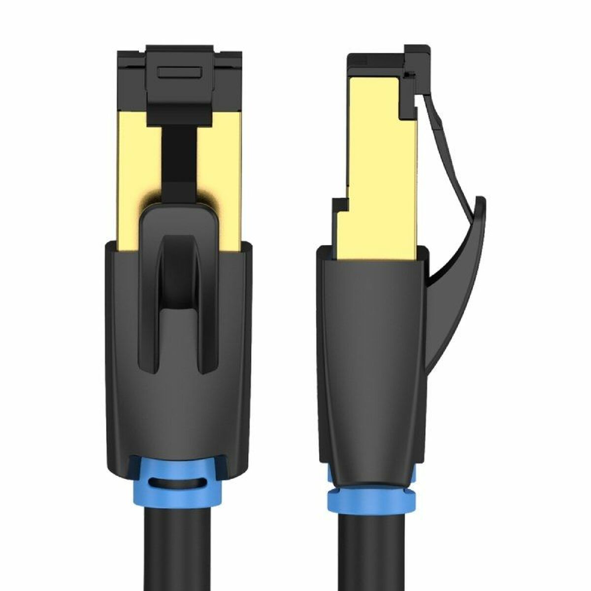 Жесткий сетевой кабель S/FTP кат. 8 Vention IKABF Чёрный 1 m-3