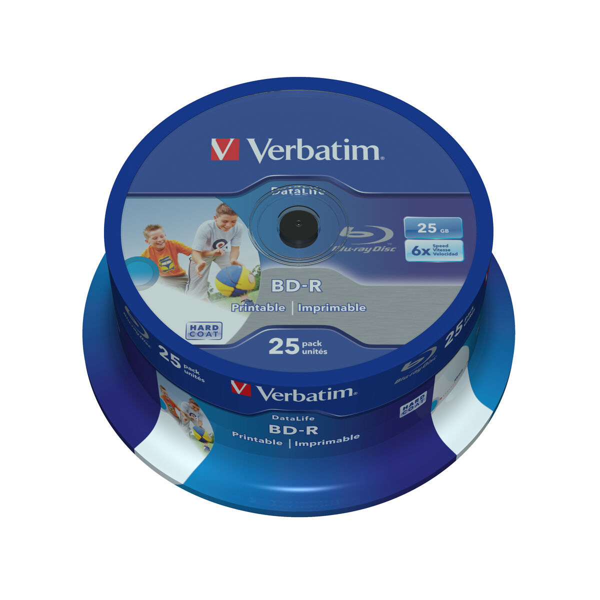 Blu-Ray BD-R Printable Verbatim 43811 25 штук-2