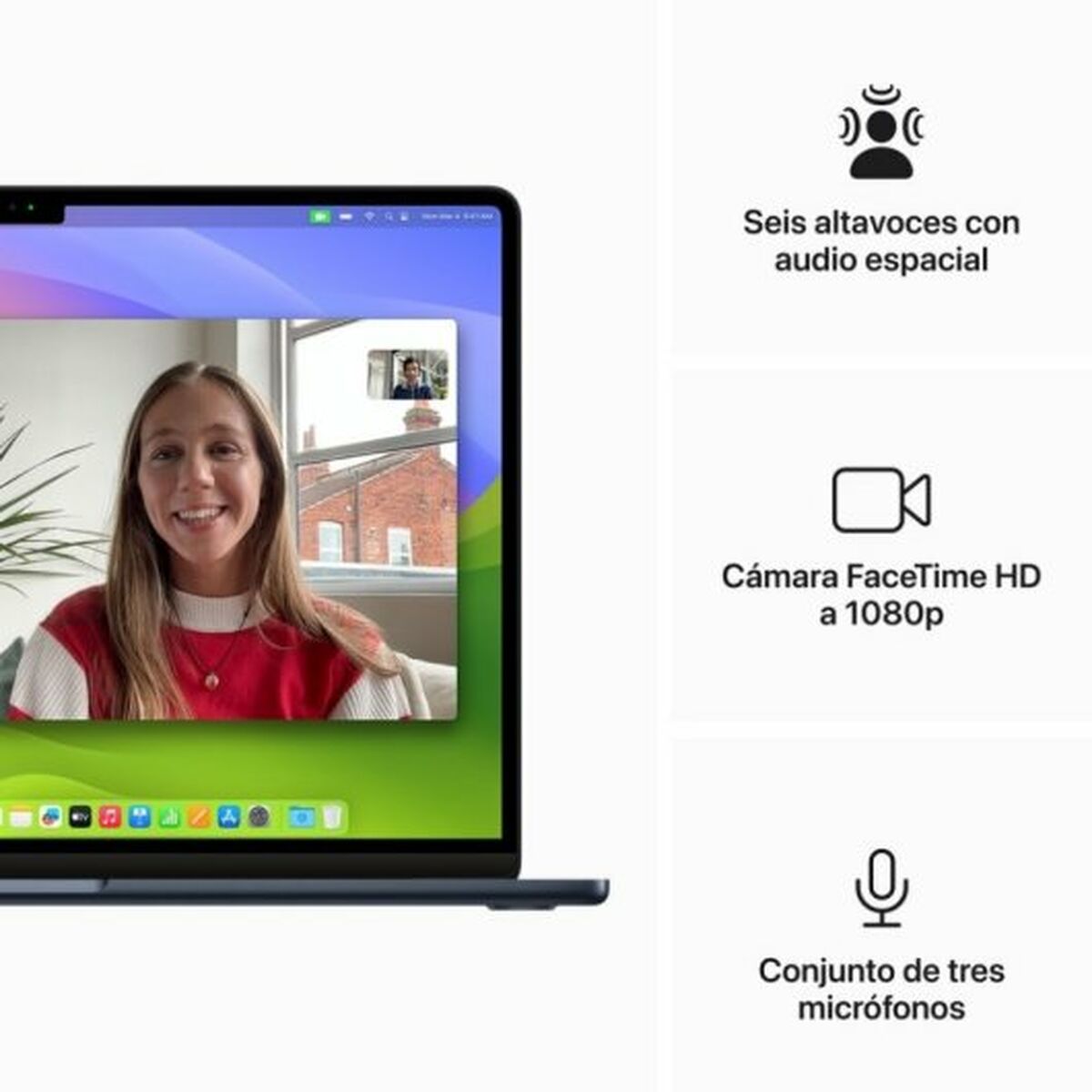Ноутбук Apple MRYV3Y/A 15,3 M3 8 GB RAM 512 Гб SSD-6