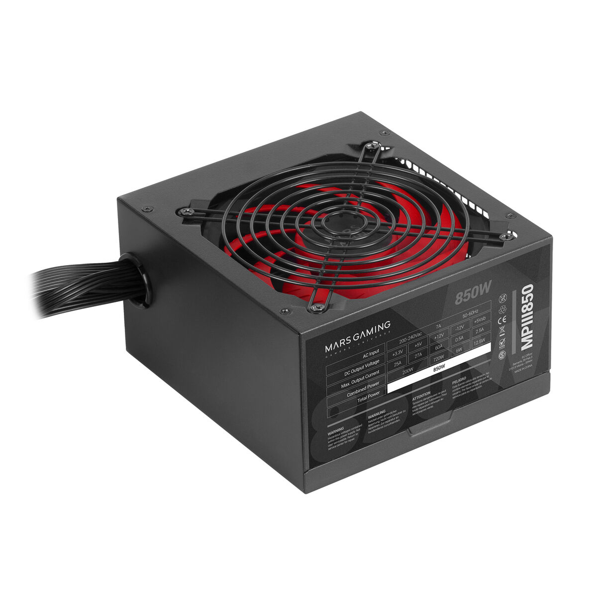 Источник питания Mars Gaming MPIII850 ATX 850 W-5