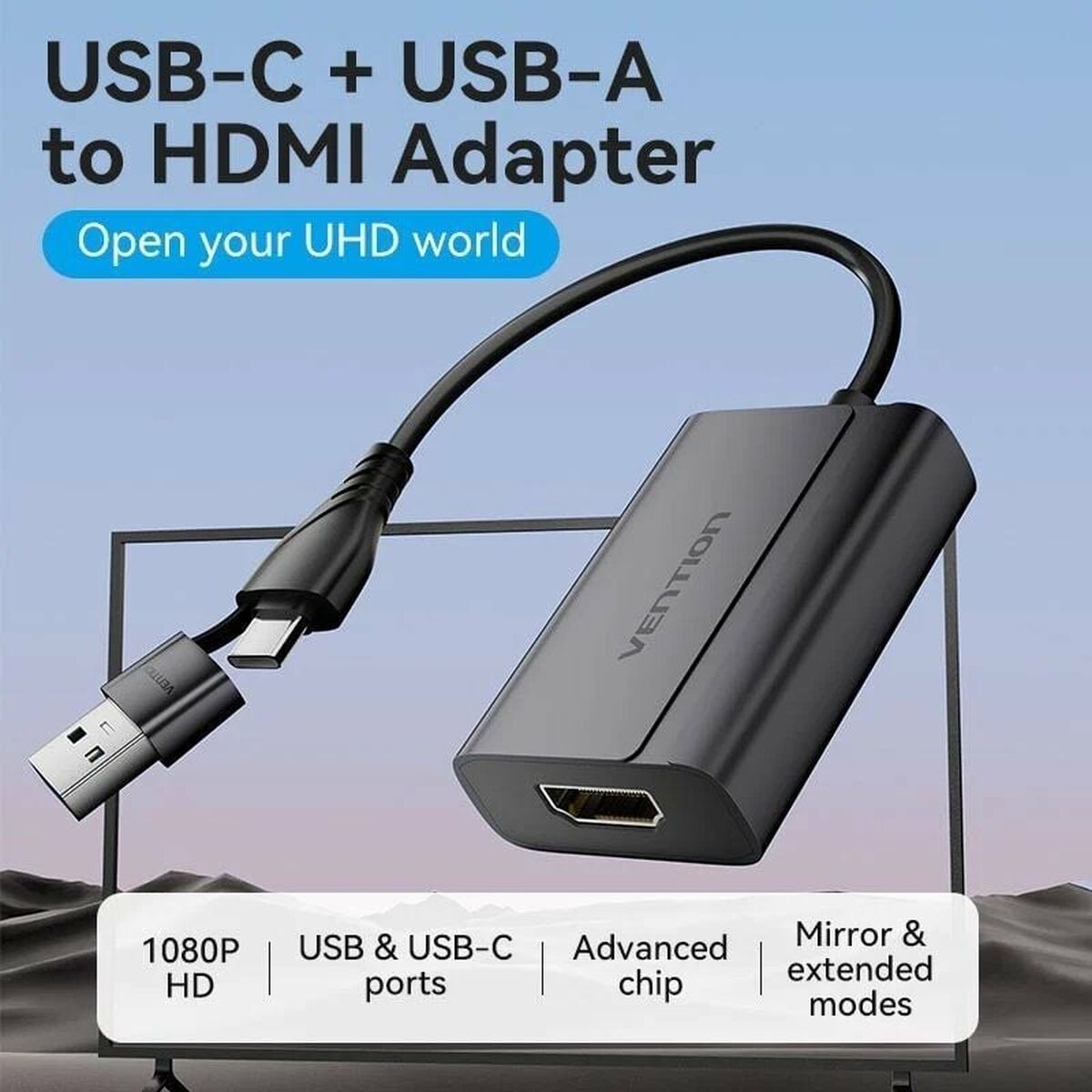 Адаптер USB-C—HDMI Vention ACYHB-2
