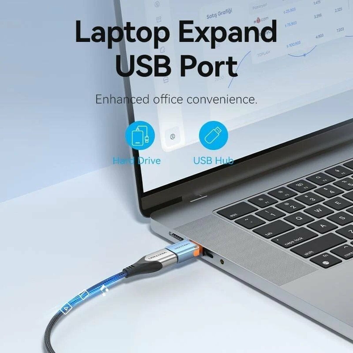 Адаптер USB - USB-C Vention CUBH0-4