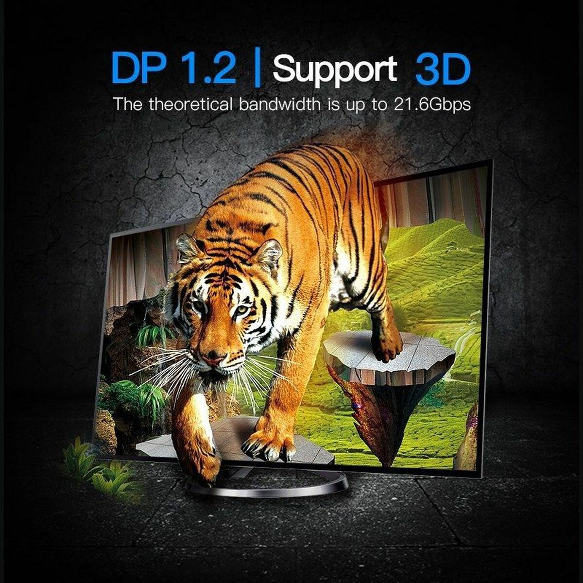 Адаптер Mini DisplayPort — DisplayPort Vention HAABI-3